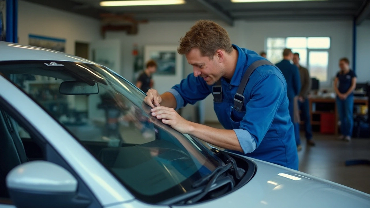 Cena a proces výměny čelního skla pro Škoda Octavia 1